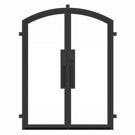 Custom Built - Air Black Exterior Double Entry Door