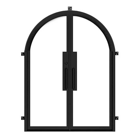 Custom Built - Air Black Exterior Double Entry Door - Image 2