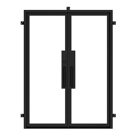 Custom Built - Air Black Exterior Double Entry Door - Image 3