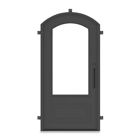 Custom Built - Exterior Biltmore Single Wrought Iron Entry Door - Image 3
