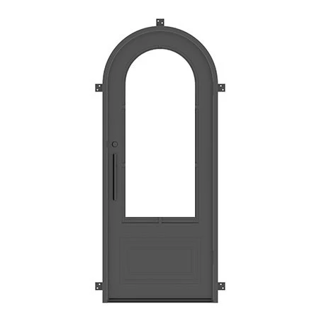 Custom Built - Exterior Biltmore Single Wrought Iron Entry Door - Image 4
