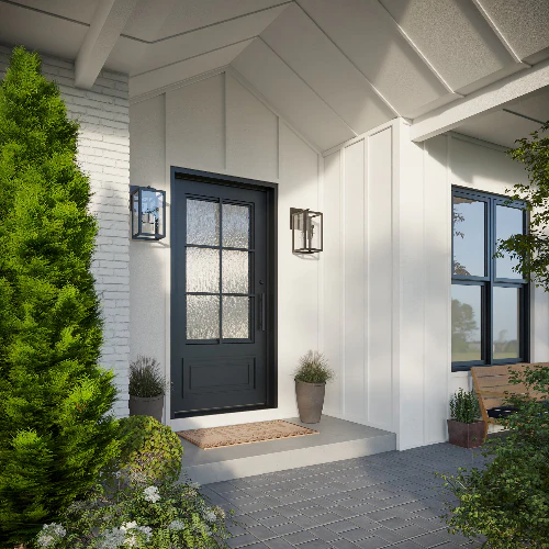 Custom Built - Exterior Biltmore Single Wrought Iron Entry Door - Image 5