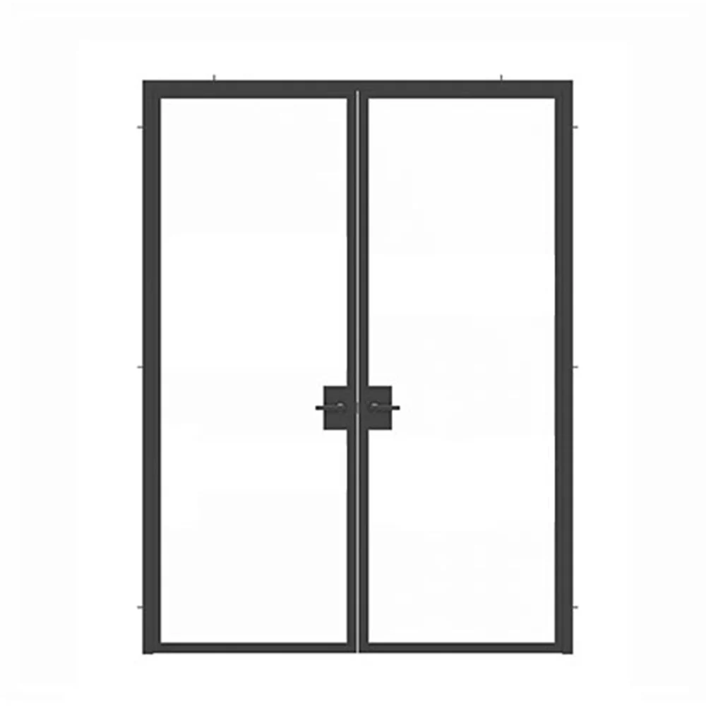 Custom Built - Interior Air Double French Steel Door - Image 4