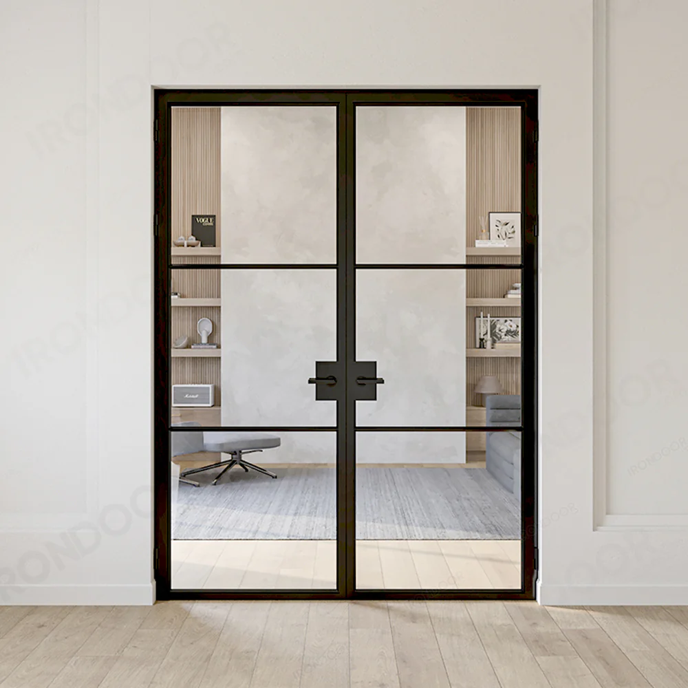 Custom Built - Interior Air Double French Steel Door - Image 6