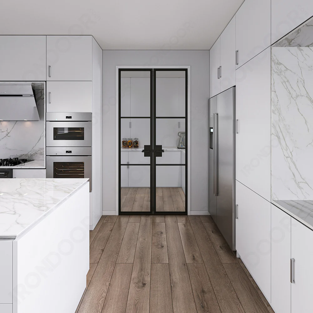 Custom Built - Interior Air Double French Steel Door - Image 7
