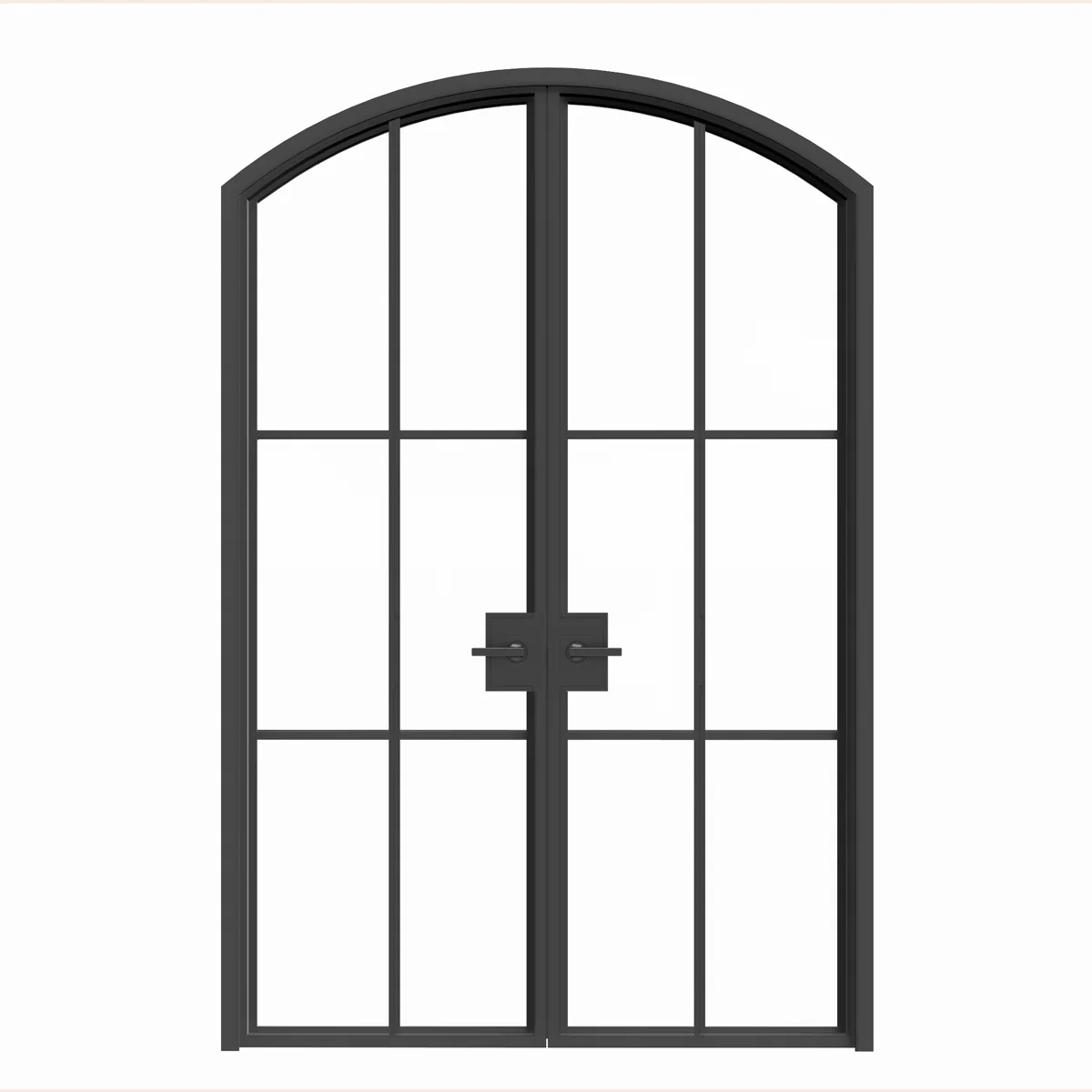 Liteair 23 Eyebrow Top Interior Double Steel Interior French Door - Image 2