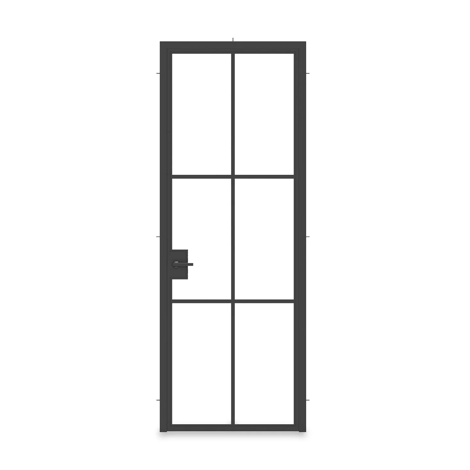 Liteair 23 Black Interior Single - Steel Interior Door - Image 2