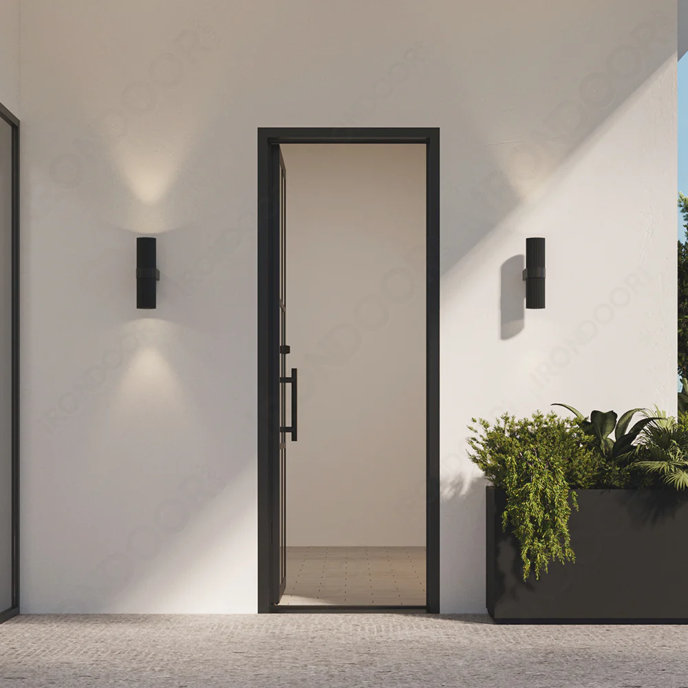 Liteair 23 Black - Single Steel French Exterior Door - Image 3
