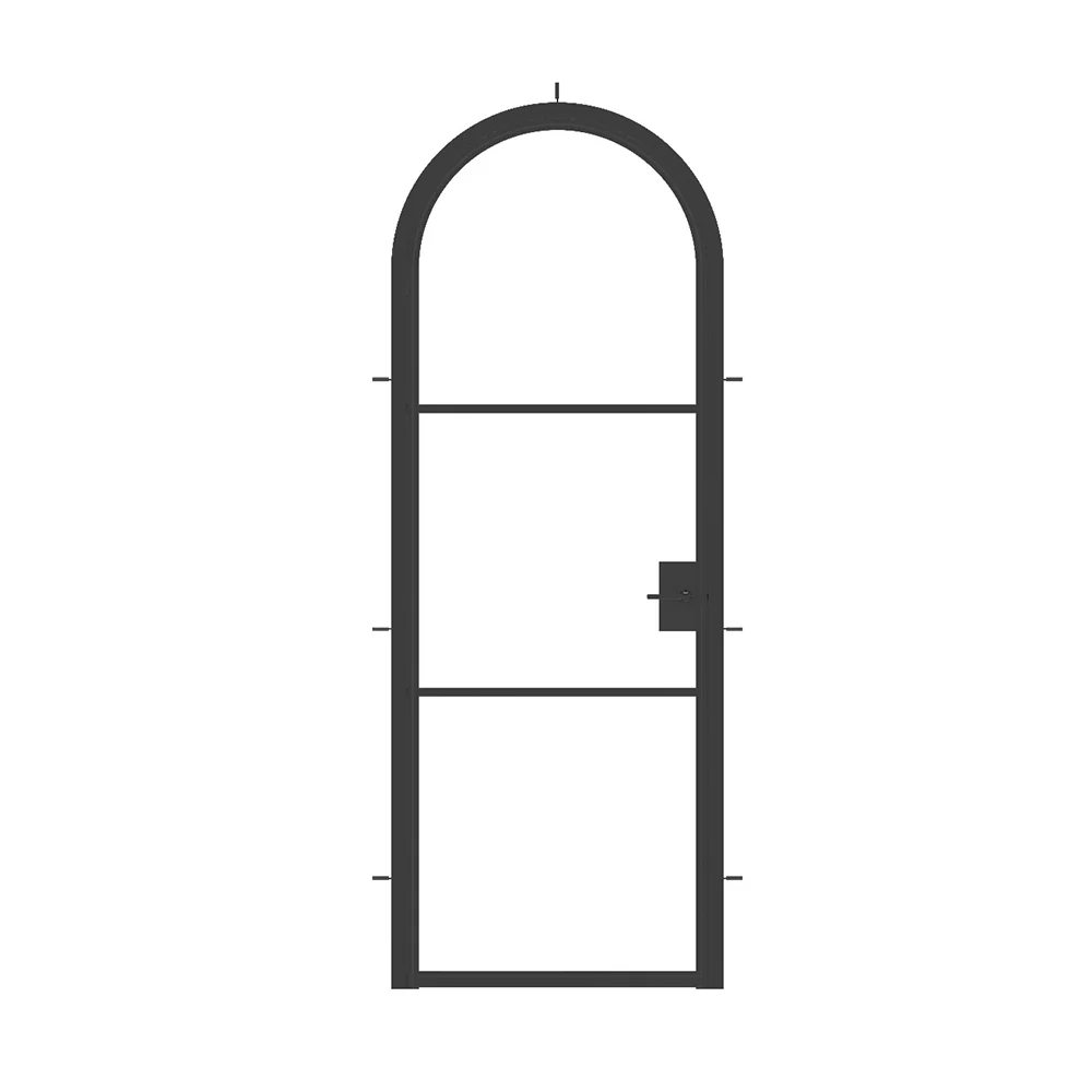 Prehung Openair 13 Round Top Single Steel Interior Door - Image 2